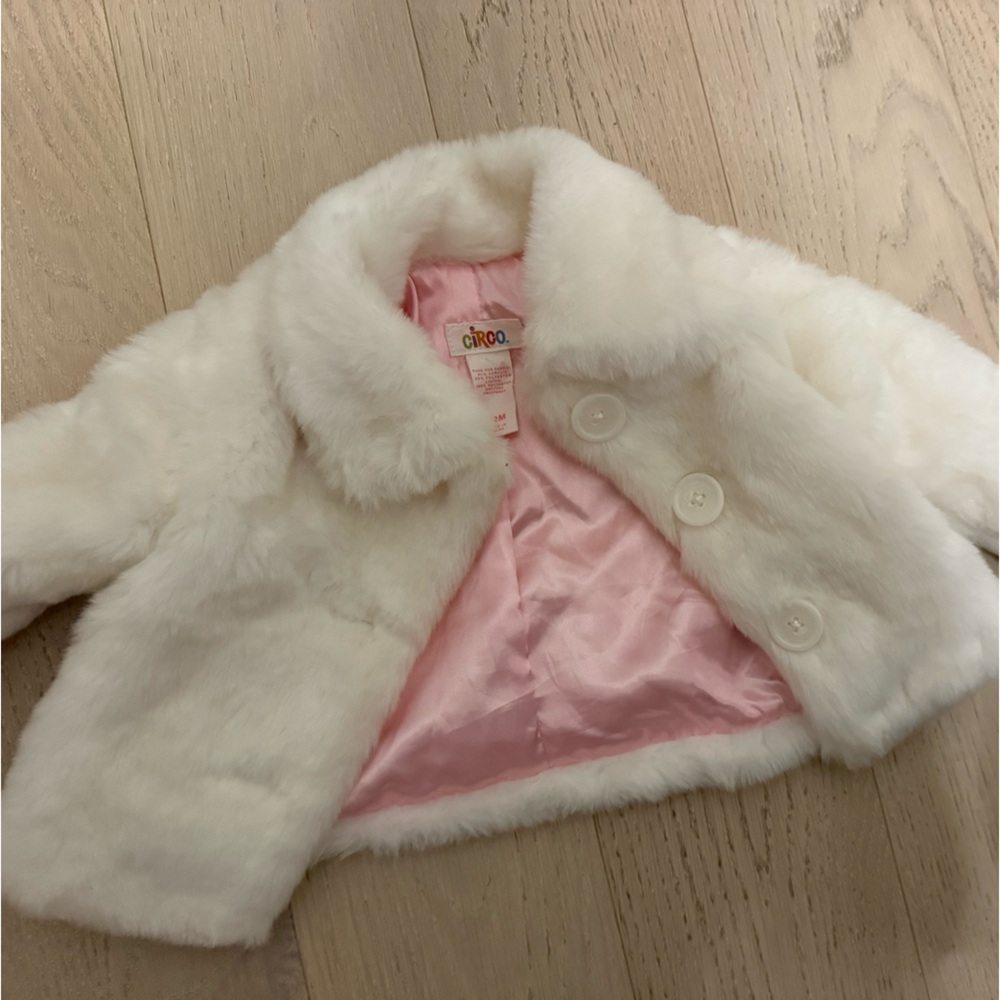Circo White and Pink Kids Jacket